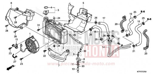 RADIATEUR SH125C de 2012